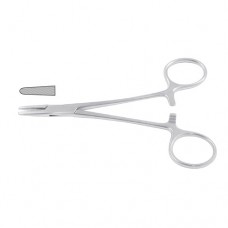 Brown Needle Holder Heavy Pattern Stainless Steel, 18 cm - 7"